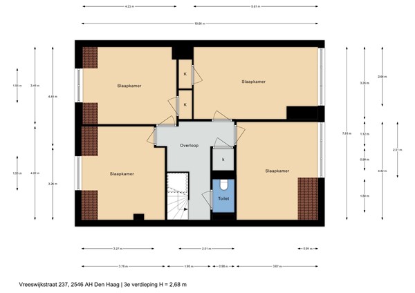 Medium property photo - Vreeswijkstraat 237, 2546 AG Den Haag